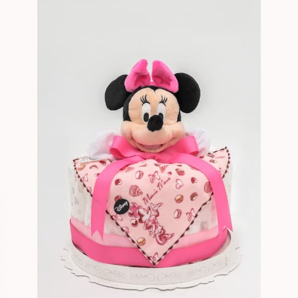 米妮．單層尿布蛋糕