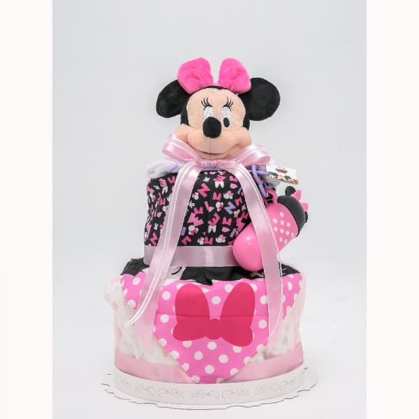 米妮．雙層尿布蛋糕