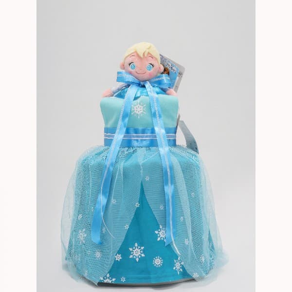 Elsa公主．雙層尿布蛋糕